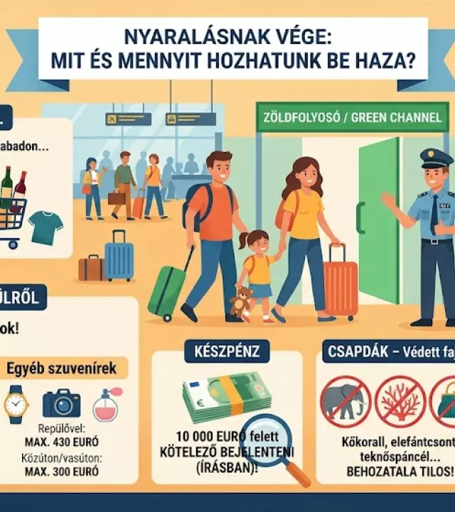✈ Nyaral&aacute;s ut&aacute;n a z&ouml;ldfolyos&oacute;n: Mit b&iacute;r el a poggy&aacute;sz, hogy a NAV se sz&aacute;lljon r&aacute;nk?