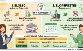 Előleg vagy előrefizet&eacute;s? &ndash; Gyakorlati &uacute;tmutat&oacute; a k&eacute;t fogalom elhat&aacute;rol&aacute;s&aacute;hoz
