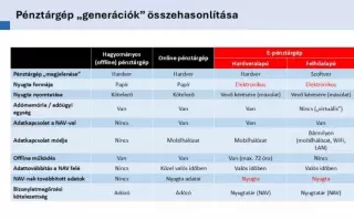 Szakmai &aacute;tt&ouml;r&eacute;s a nyugt&aacute;z&aacute;sban - &ouml;sszefoglal&oacute;