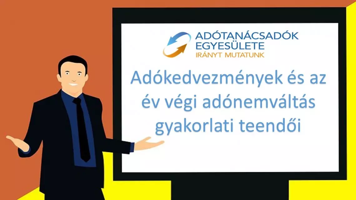 Adókedvezmények és év végi-évközi adó váltás-választás -jegyzetek