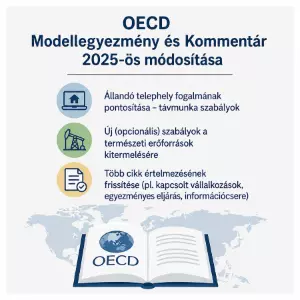 Az OECD Modellegyezm&eacute;ny &eacute;s Komment&aacute;r 2025-&ouml;s m&oacute;dos&iacute;t&aacute;sa - seg&eacute;danyag