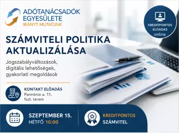 A sz&aacute;mviteli politika &eacute;s a kapcsol&oacute; szab&aacute;lyzatok aktualiz&aacute;l&aacute;sa
