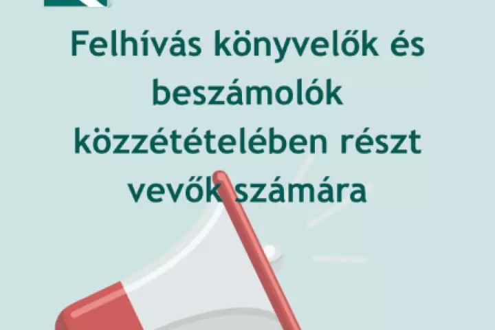 A Magyar K&ouml;nyvvizsg&aacute;l&oacute;i Kamara felh&iacute;v&aacute;sa k&ouml;nyvelők &eacute;s besz&aacute;mol&oacute;k k&ouml;zz&eacute;t&eacute;tel&eacute;ben r&eacute;szt vevők sz&aacute;m&aacute;ra