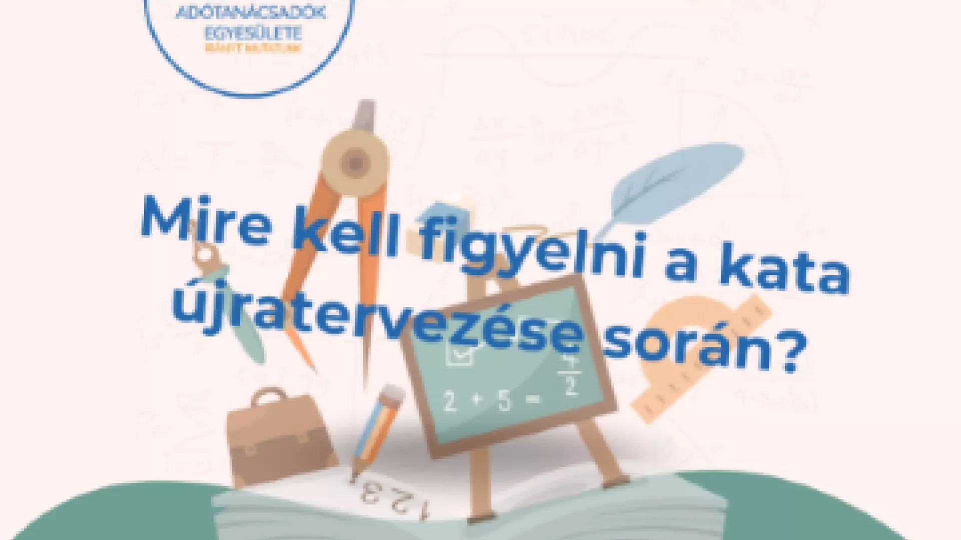 A KATA ad&oacute;z&aacute;s &uacute;jratervez&eacute;se