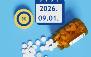 Gy&oacute;gyszerek &aacute;f&aacute;ja 2026.09.01-től
