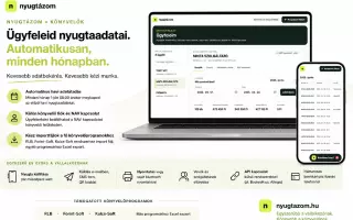 Nyugtazom.hu &ndash; egyszerűbb nyugt&aacute;z&aacute;s a v&aacute;llalkoz&oacute;nak, kevesebb adminisztr&aacute;ci&oacute; a k&ouml;nyvelőnek
