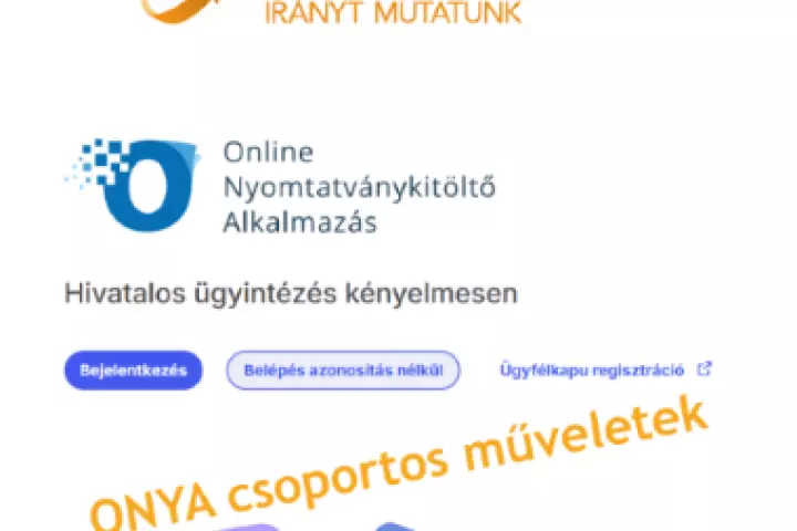 ONYA csoportos műveletek